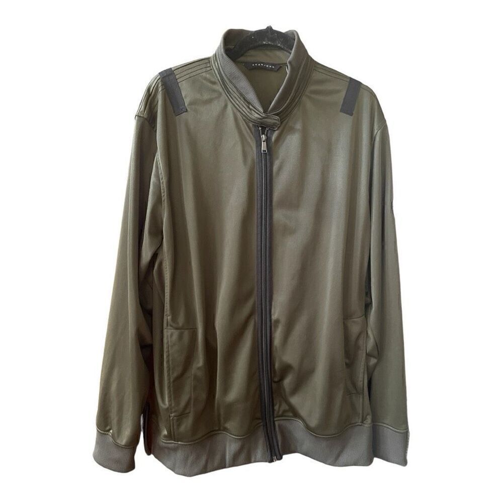 Men's Vintage Y2K Sean John Green Full ZipJacket‎ *Indicte Diddy” Size XL